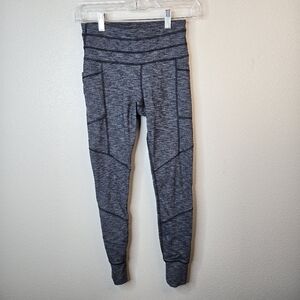 Athleta Excursion Hybrid Tight Grey Size X-Small Banded Bottom